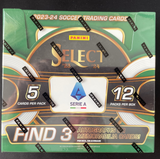 2023-24 Panini Select Serie A Soccer Factory Sealed Hobby Box