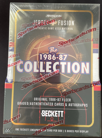 Jersey Fusion: The 1986-87 Collection Display - (5) Sealed Boxes