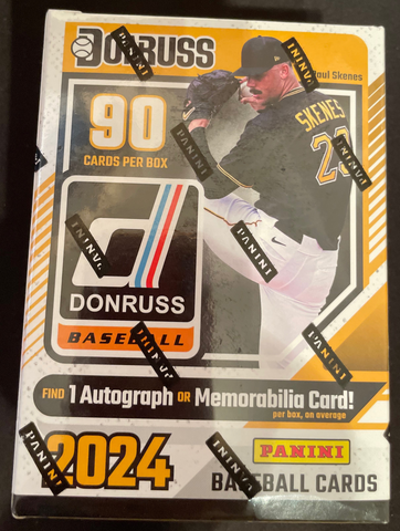 2024 Panini Donruss Baseball Blaster Box Factory Sealed Auto/Memo in each box