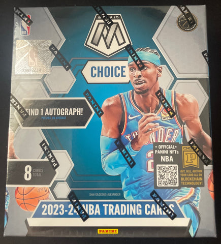 2023-24 Panini Mosaic NBA Trading Card Box (Choice) Factory Sealed