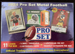 2024 LEAF PRO SET METAL FOOTBALL FACTORY SEALED HOBBY BOX