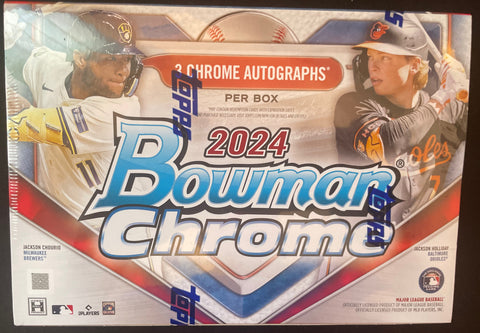 2024 Bowman Chrome Baseball MLB HTA Choice Box Factory Sealed