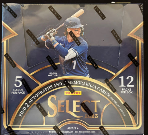 2023 Panini Select Baseball Hobby Box Factory Sealed