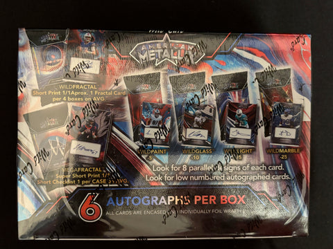 2023 Wild Card American Metallix Football NFL Factory Sealed Hobby Box