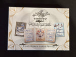 2024 Leaf Trinity Football Factory Sealed Hobby Box 6 Autographs