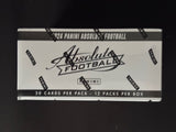 2024 Panini Absolute Football Fat Pack 12 Pack Box Factory Sealed (240 cards)