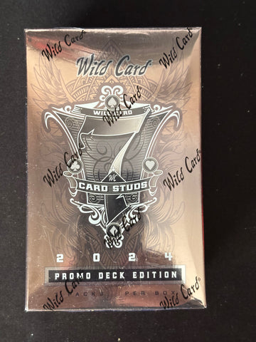 2024 WILD CARD 7-CARD STUDS METAL FOOTBALL PROMO EDITION SEALED CARDS BOX