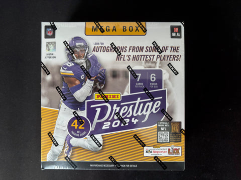 2024 Panini Prestige Football Mega Box Factory Sealed