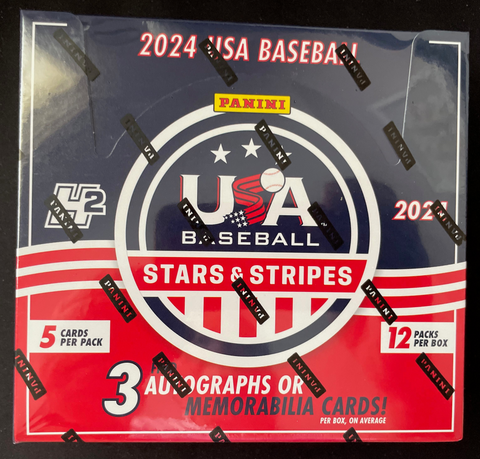 2024 PANINI USA STARS & STRIPES BASEBALL HOBBY HYBRID H2 BOX FACTORY SEALED