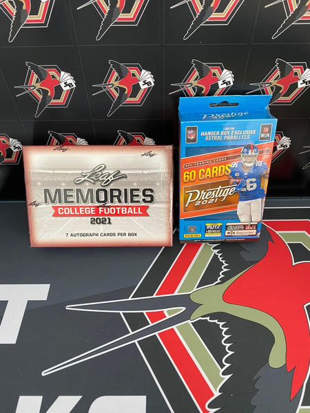 2021 Leaf Memories College Football 3-Box Random Hit Group Break